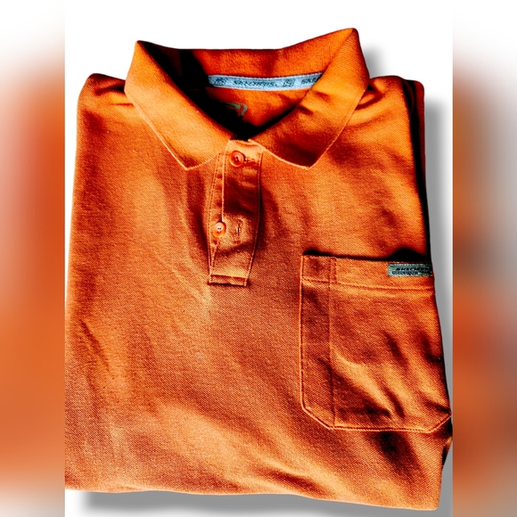 Skechers For Work Men's Polo Shirt Orange Medium - Picture 2 of 8